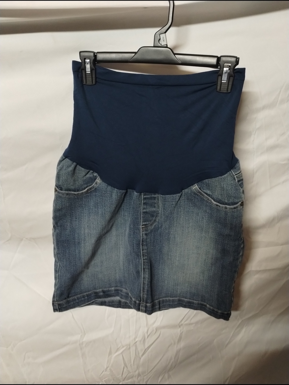 Motherhood Maternity Navy Skirt with Branded Tag
